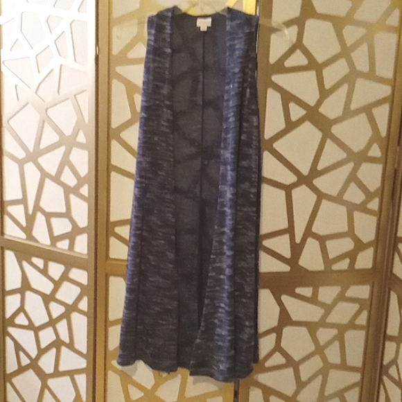 Lularoe open sweater Vest xs - Picture 2 of 6